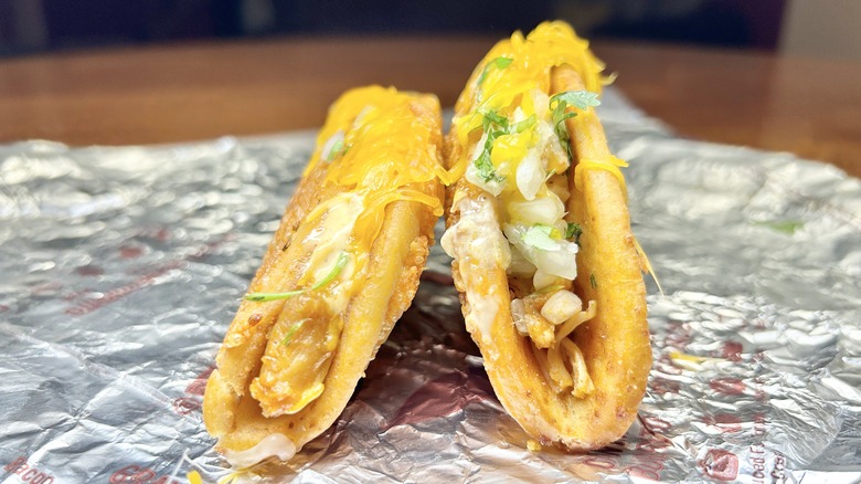 Toasted Cheddar Street Chalupas on table