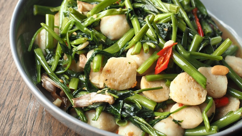 stir fry vegetables with soy paste