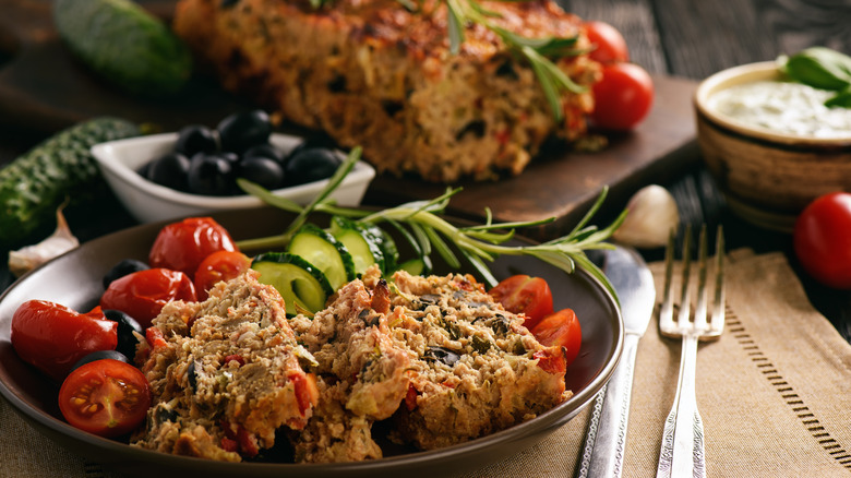 Greek style meatloaf