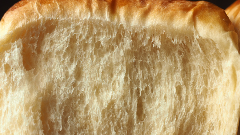 milk bread closeup