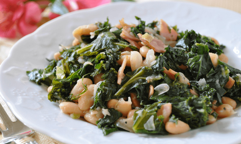 tasty kale and white beans