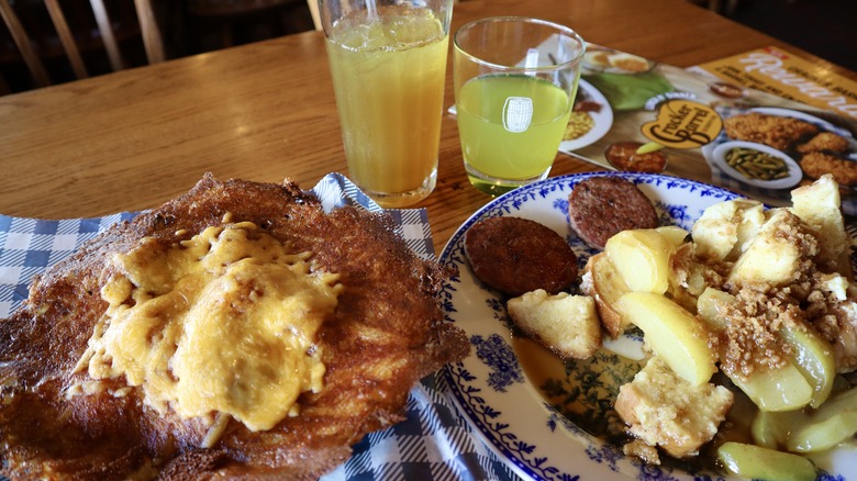 Cracker Barrel food on table