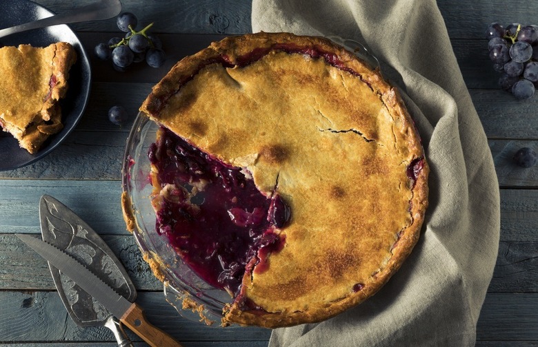 Concord Grape Pie