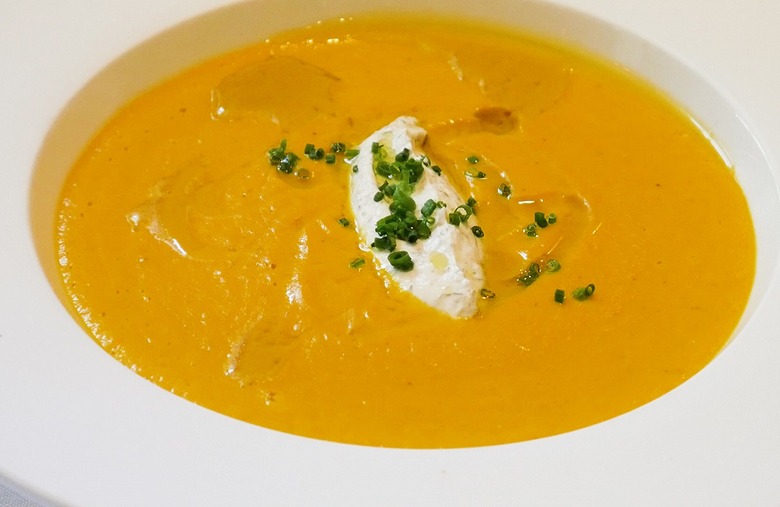 Roasted Kabocha Squash Soup