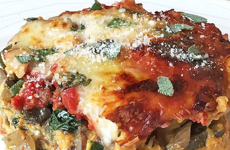 Pumpkin Kale Lasagna 