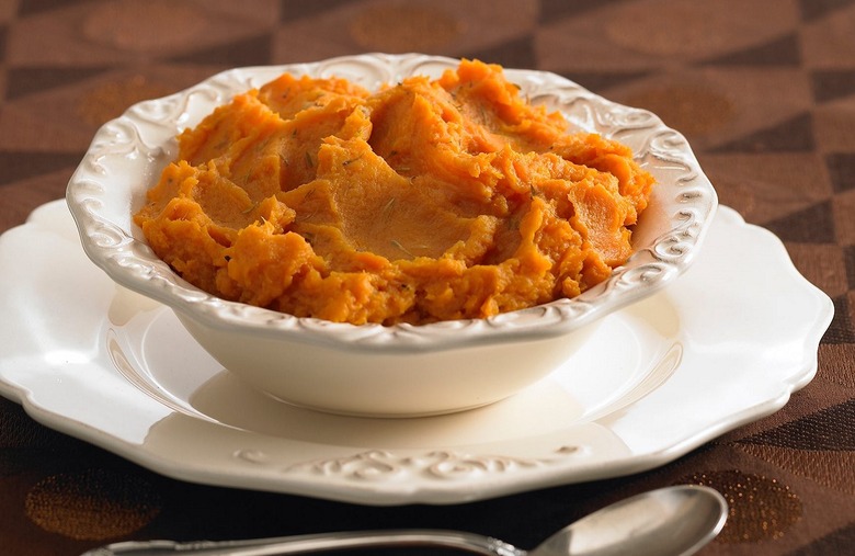 Ginger Spiced Mashed Sweet Potatoes 