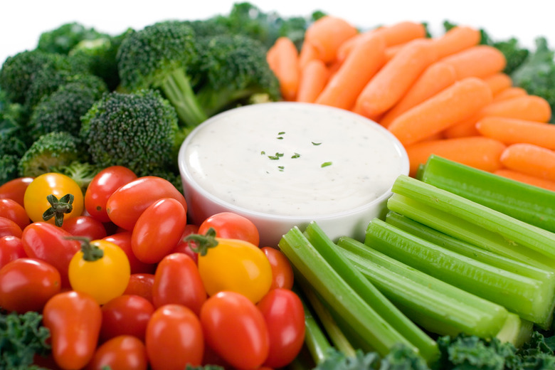 Crudité platter