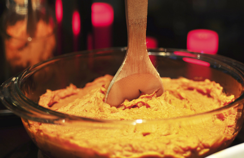 Mashed and Oven-Dried Sweet Potatoes