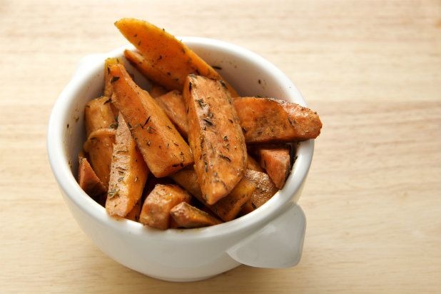 Roasted Sweet Potatoes with Cinnamon