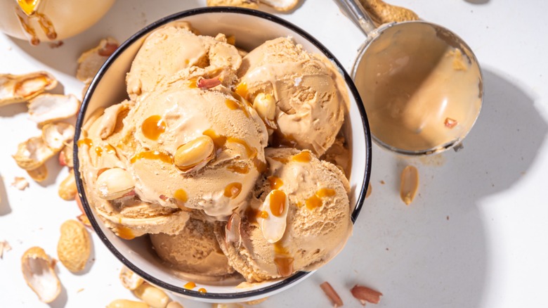 peanut butter ice cream bowl