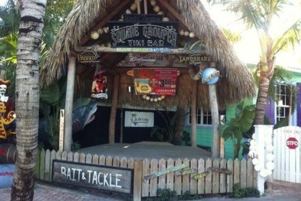 1. Square Grouper Tiki Bar, Jupiter, Fla. 