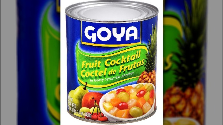 Goya Fruit Cocktail can