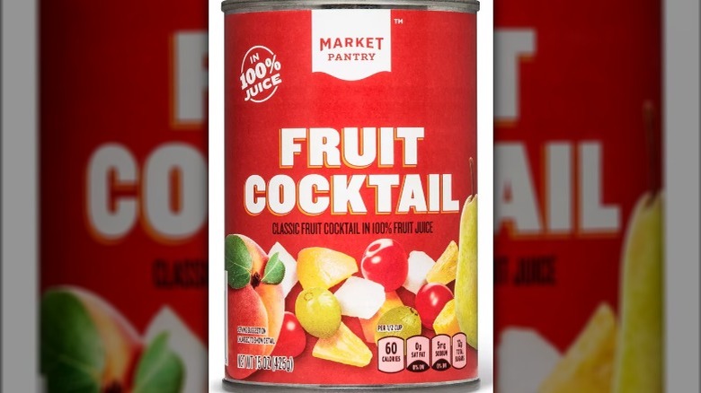 Market Pantry Fruit Cocktail can