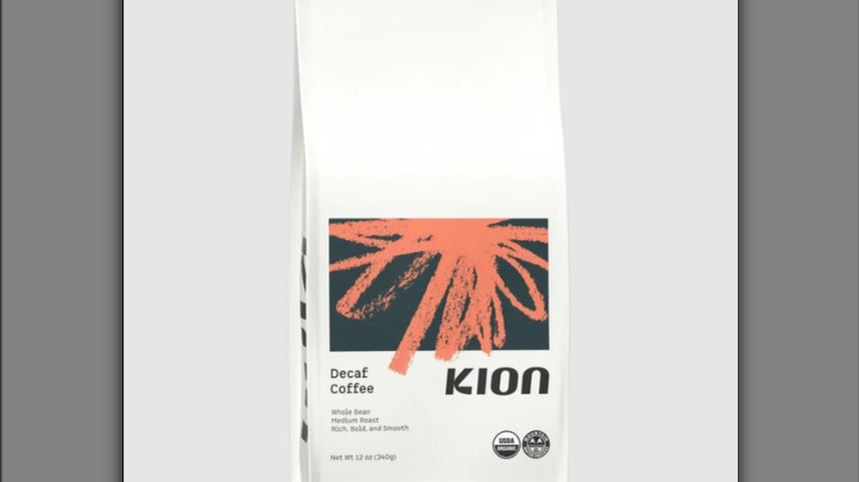 Bag of Kion Decaf Whole Bean Coffee