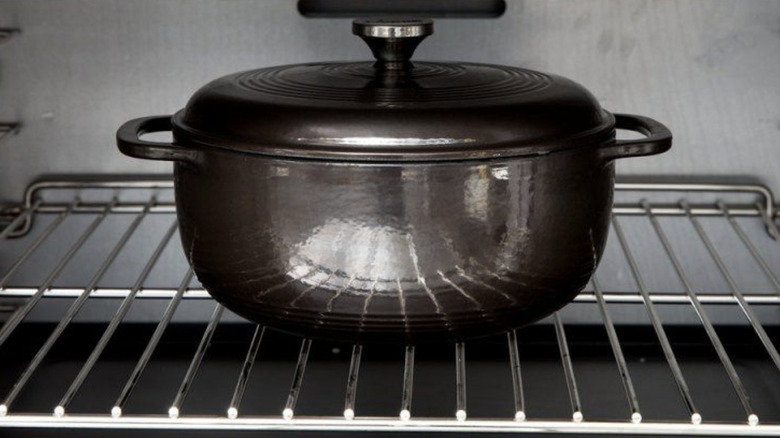 Lodge cast iron dutch oven