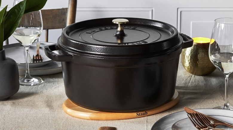 Staub cast iron dutch oven