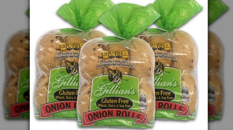 Gillian's gluten-free onion rolls