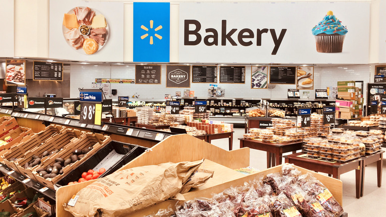 Baked goods in Walmart bakery