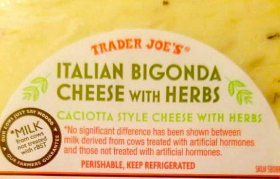 Italian Bigonda Cheese with Herbs