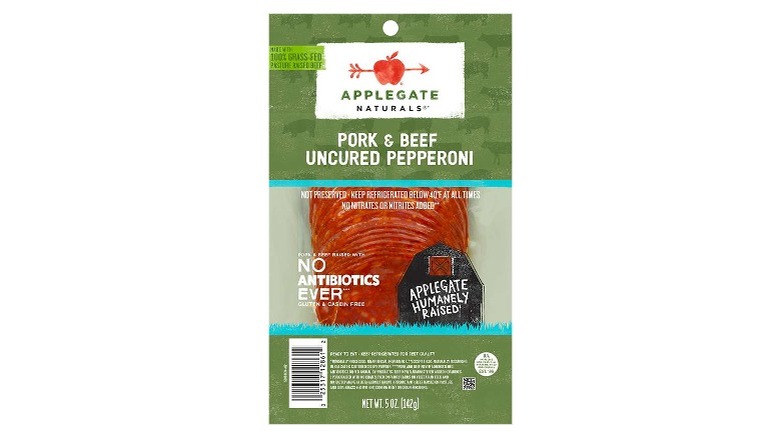 Pack of Applegate pepperoni