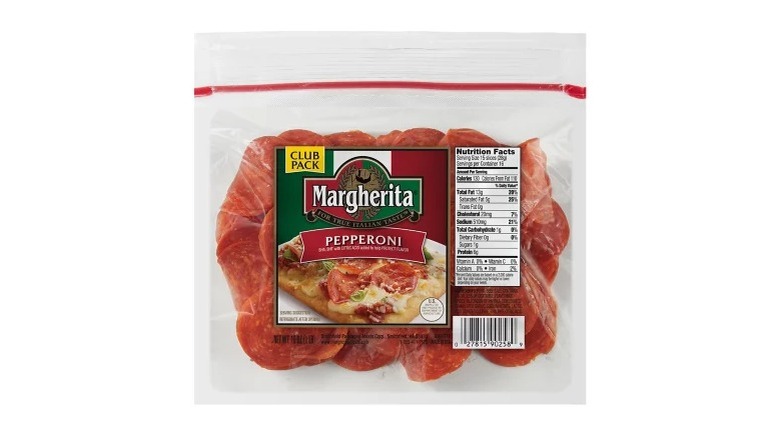 Pack of Margherita pepperoni
