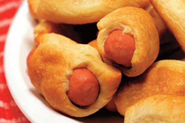 Pigs in a Blanket with Honey-Mustard