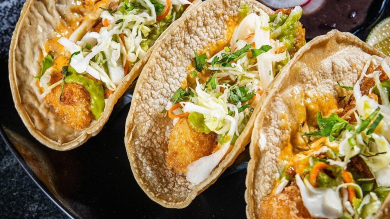 fried fish tacos with cabbage