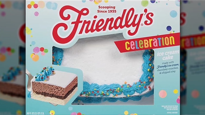 Friendly's Celebration ice cream cake