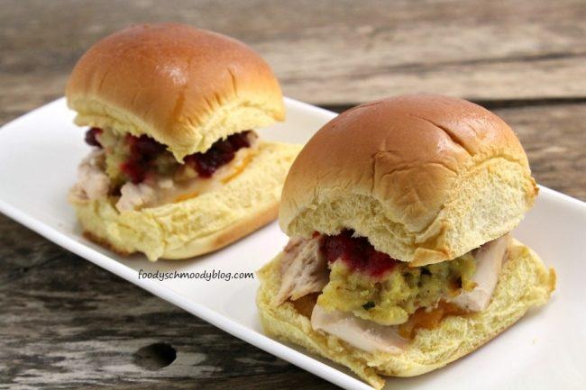 Leftover Turkey Sliders  