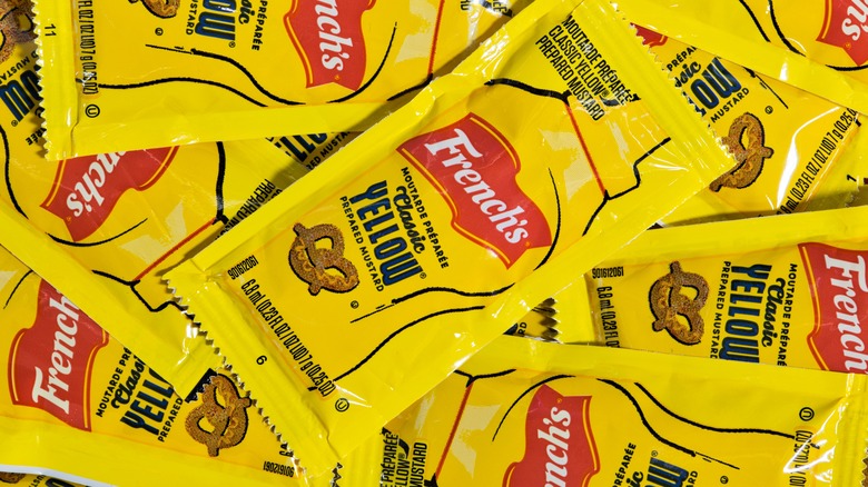 Packets of French's mustard