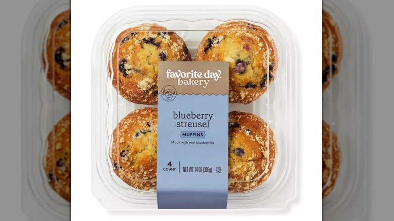 Favorite Day blueberry streusel muffins