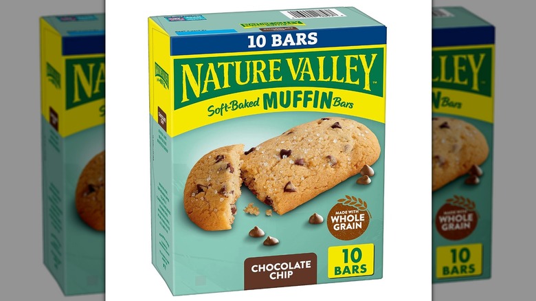 Nature Valley chocolate chip muffin bars