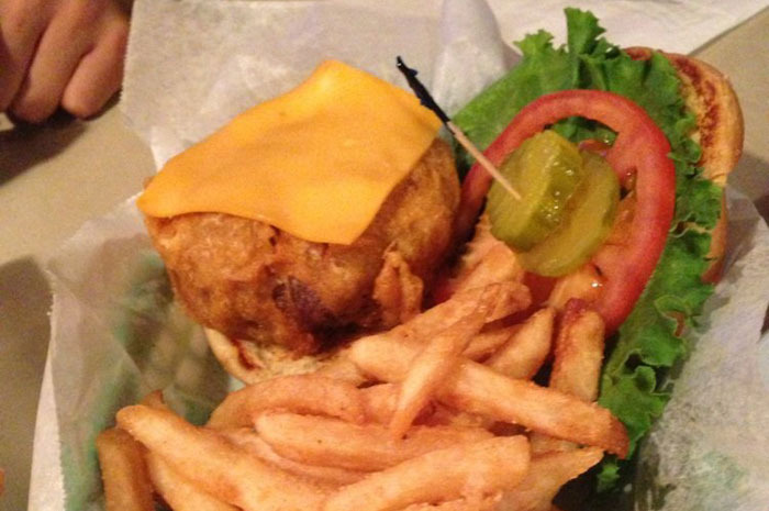 #75 Tony's Beer Battered Cheeseburger, Tune Inn Restaurant & Bar, Washington, D.C.