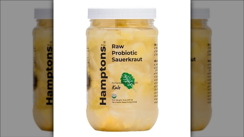 Jar of Hamptons Brine sauerkraut