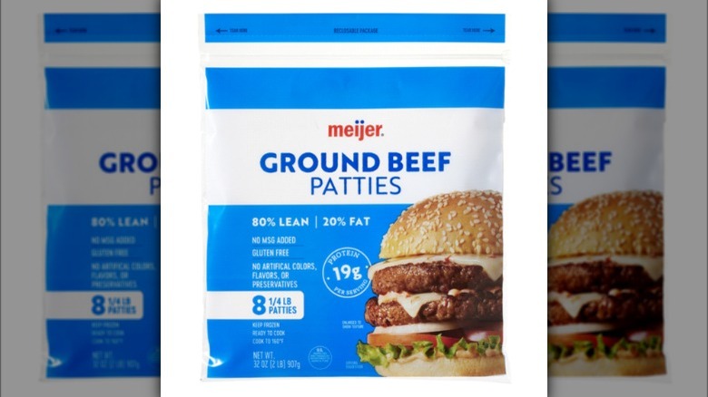 Meijer ground beef patties