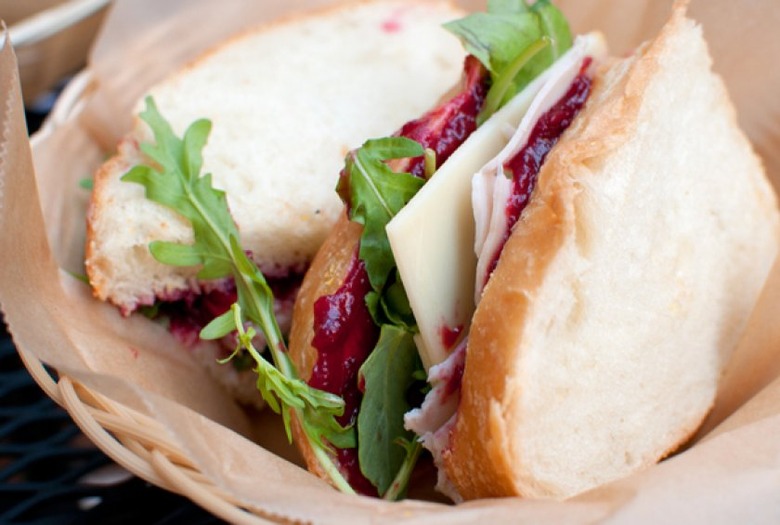 Turkey Tenderloin Cranberry Sandwich