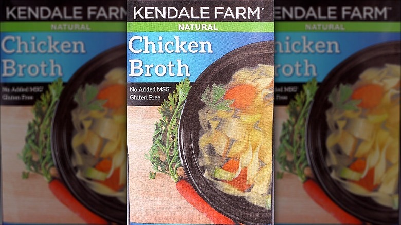 Kendale Farm natural chicken broth box