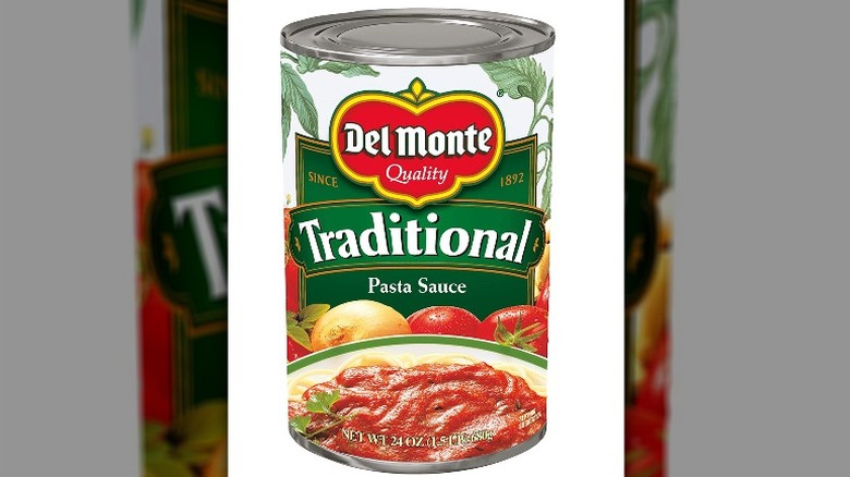 Del Monte pasta sauce can