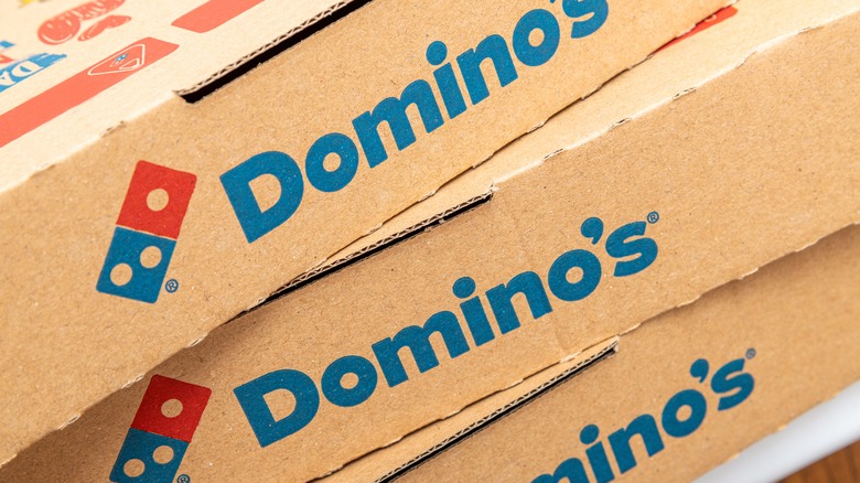 Domino's pizza boxes