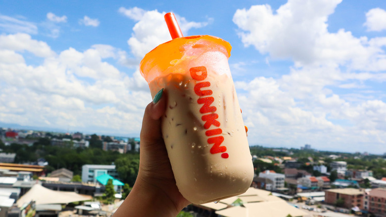 Dunkin' iced coffee