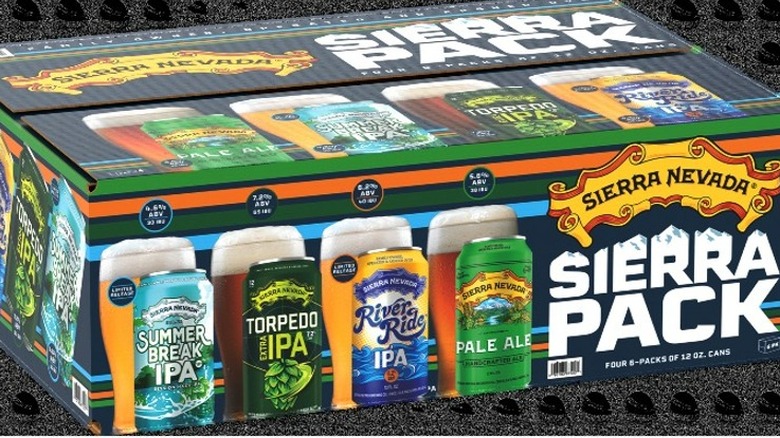 box of Sierra Nevada Brewing 