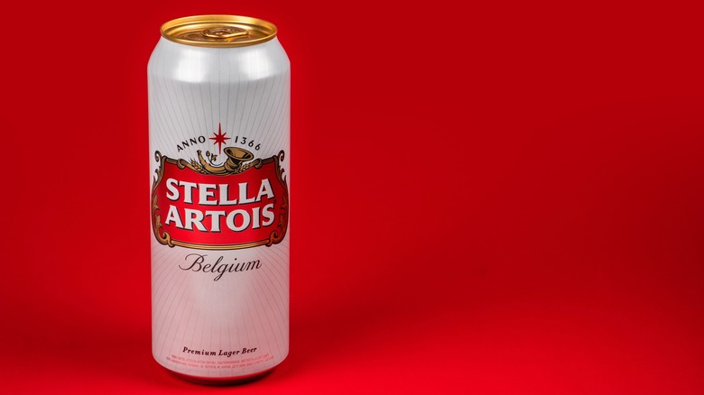 Can of Stella Artois 