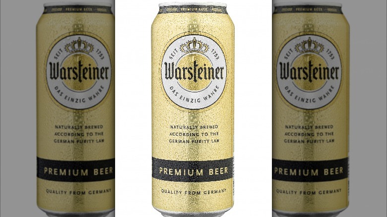 Can of Warsteiner Premium Lager