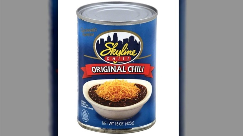 Skyline chili can