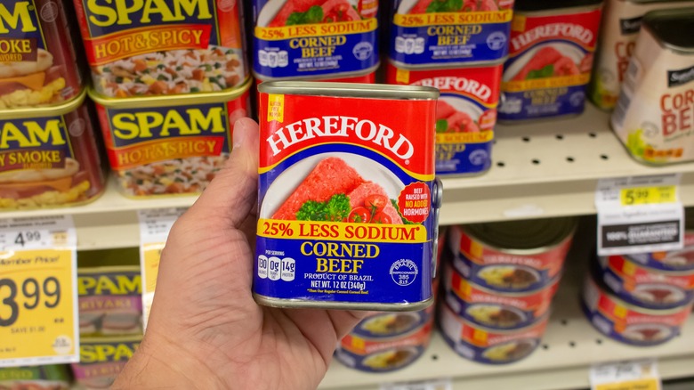 Hereford canned corned beef