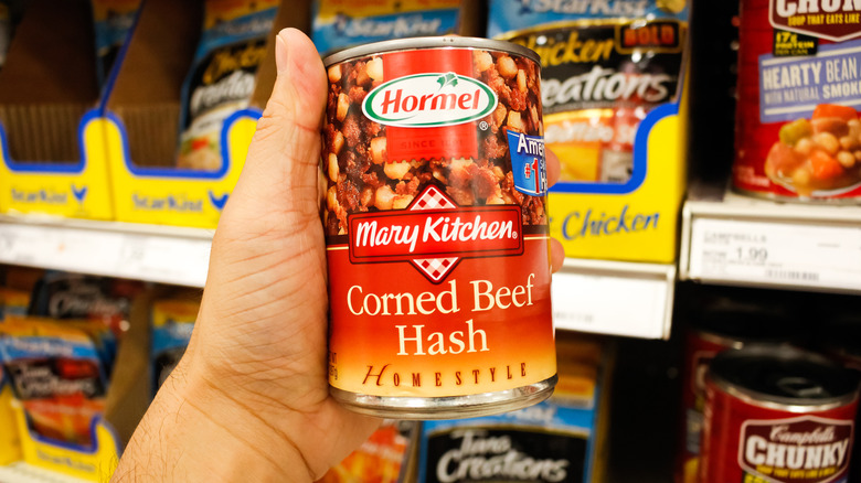 can of corned beef hash