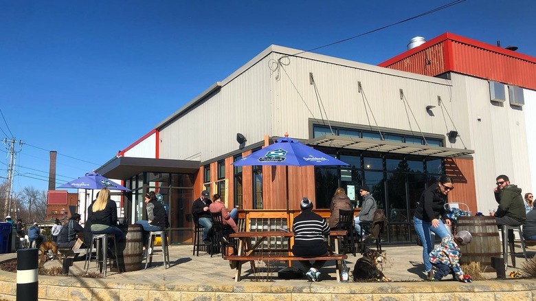 Switchback Brewing Company patio