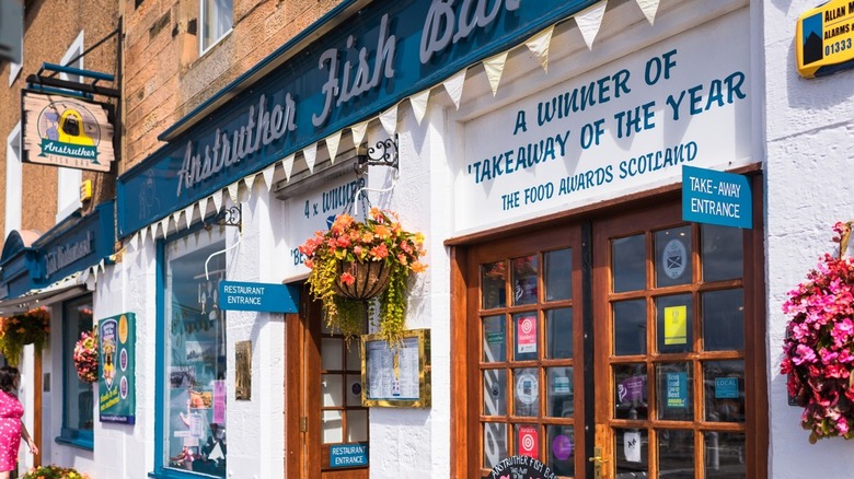 Anstruther Fish Bar Scotland storefront 