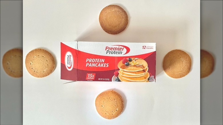 Premier Protein pancake box