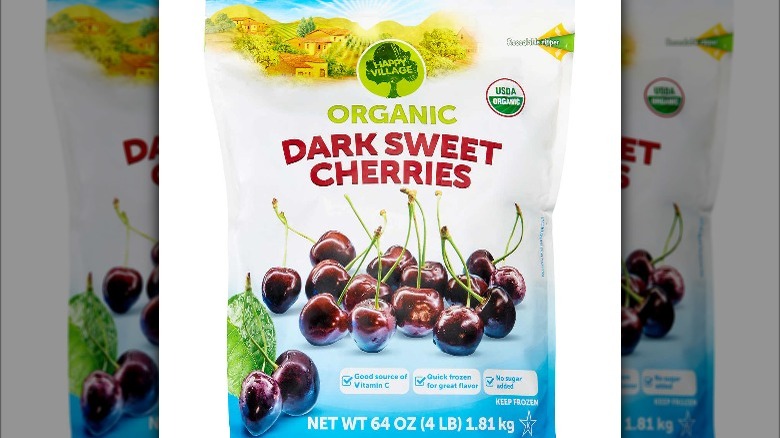 organic frozen dark sweet cherries